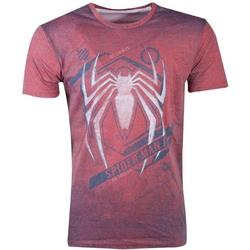 Spiderman - Acid Wash Spider Mens T-shirt - XL MERCHANDISE