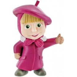 Masha and the Bear taart topper decoratie 6 cm. B
