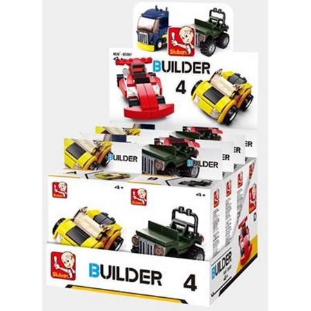 Sluban Builder Voertuigen-Rode RaceautoD