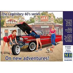 1:24 Master Box 24082 The Legendary 60s series On new adventures! - Figures Plastic kit