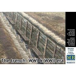1:35 Master Box 35174 The Trench WWI and WWII era. Plastic kit