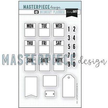 Masterpiece Clear Stempelset 4x6 - Planner Things MP202069 (02-23)