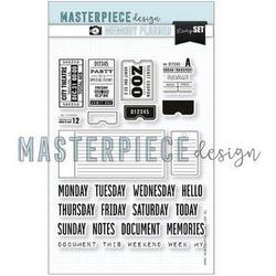 Masterpiece Memory Planner - Stempelset - 6x8 Weekly Tickets MP202052 Match with Die set Weekly Tickets (02-23)
