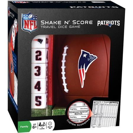Masterpieces Shake n Score Dobbel Spel (Yahtzee) New England Patriots - American Football