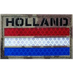 Infra Rood Patch - Holland - Nederland - Mulitcam - Klittenband Velcro - Leger - Reflecterend
