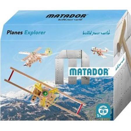 Matador Vliegtuigen Explorer - 65 delig