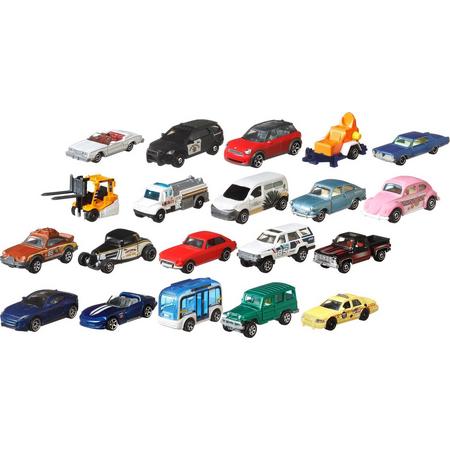 Matchbox Set met 20 autos Diecast - Speelgoedvoertuigen
