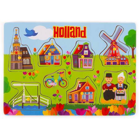 Houten legpuzzel Oud Hollands