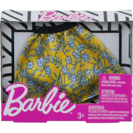 Barbie - Rokje Floral Geel