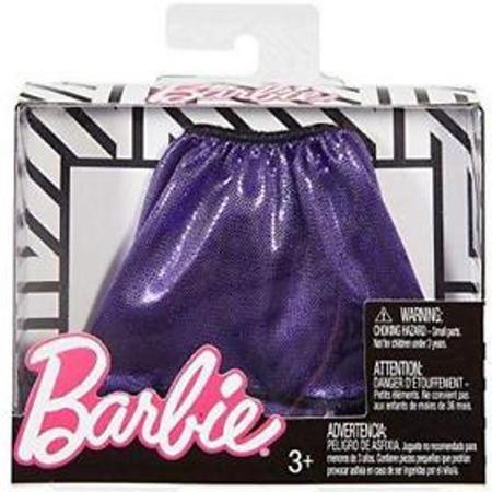 Barbie Kleding - Outfit - Paarse Glinster Rok
