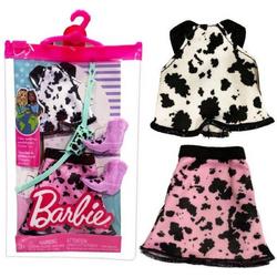 Barbie Kleding Outfit Zebra - Rok, Top, Laarzen en Heuptasje - Accessoires
