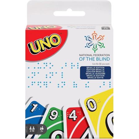 Mattel Games UNO Braille