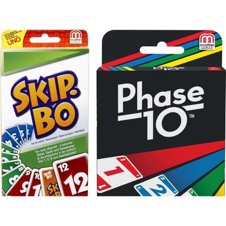 Skip-Bo & Phase 10 - Duo pack - Kaartspel - Mattel