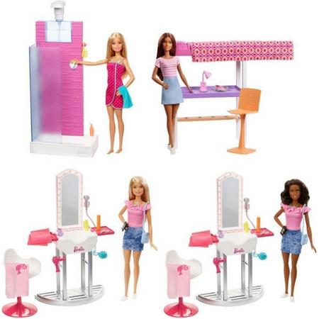 Barbie Kamer Speelset Assorti