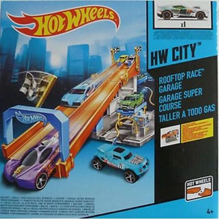 Hot Wheels City - Garagedak Racebaan