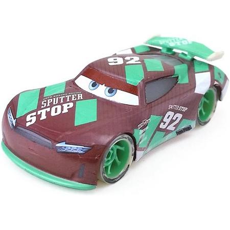 Mattel Cars Auto Sheldon 7 Cm Paars/groen