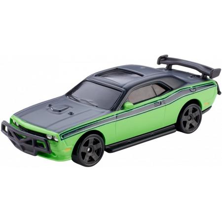 Mattel Fast & Furious Dodge Challenger Srt8 Auto Groen 9 Cm