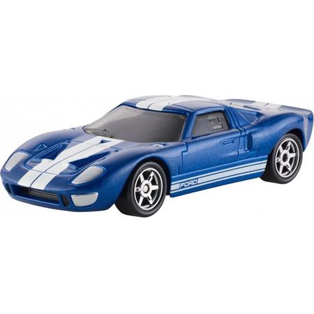 Mattel Fast & Furious Ford Gt-40 Auto Blauw 9 Cm