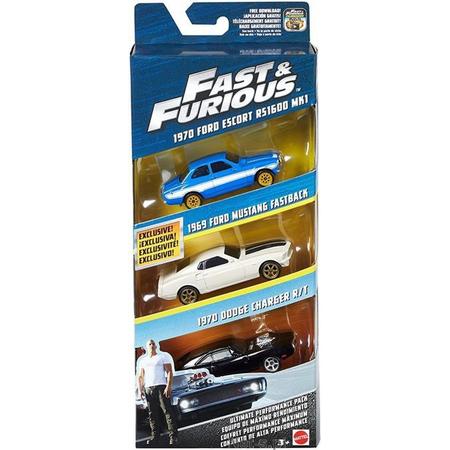 Mattel Fast & Furious Performance Pack 3-delig