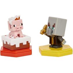 Minecraft Boost Mini Fig 2-Pack 6 Pigging Out Pig & Undying Evoker