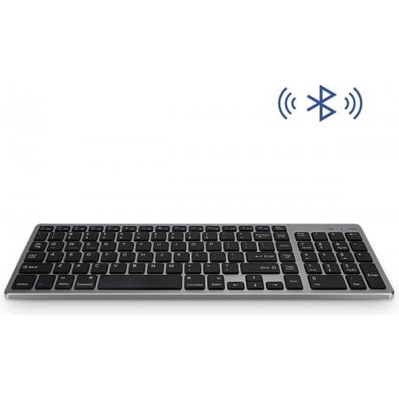 Maxxions® Draadloos Aluminium Toetsenbord met Numpad - V2 - Macbook laptop toetsenbord - Space Grey