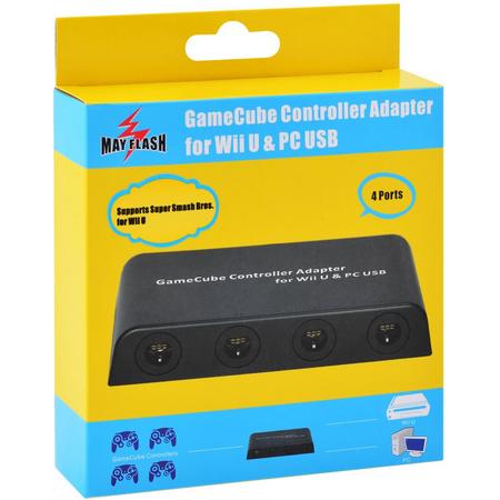 MayFlash GameCube USB Controller Adapter voor Wii U, Nintendo Switch & PC