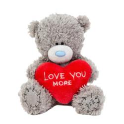 Me to you Knuffel - Beer - Love you more - Hart - 11cm