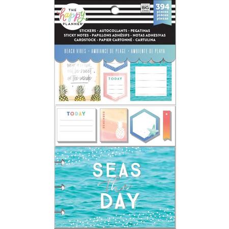 Me and My Big Ideas - Happy Planner Note Cards/Sticky Note Multi Pack - Beach Vibes - 394Pieces