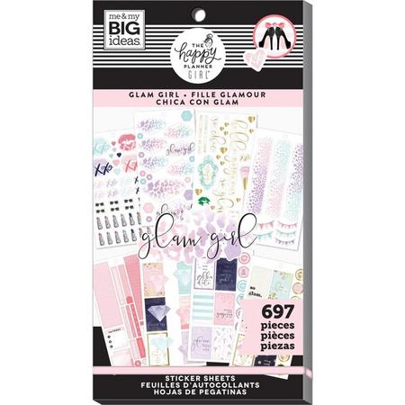 Me and My Big Ideas - Happy Planner Sticker Value Pack - Classic - GlamGirl - 697stuks