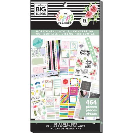 Me and My Big Ideas - Happy Planner Sticker Value Pack - Classic - Horizontal Layout - 464stuks
