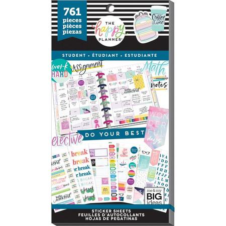 Me and My Big Ideas - Happy Planner Sticker Value Pack - Classic - Whatever Student - 761stuks