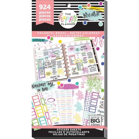 Me and My Big Ideas - Happy Planner Sticker Value Pack - Highlights Boxes - 924Stuks