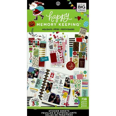 Me and My Big Ideas -  Happy Planner Sticker Value Pack - Holidays - 738Pieces