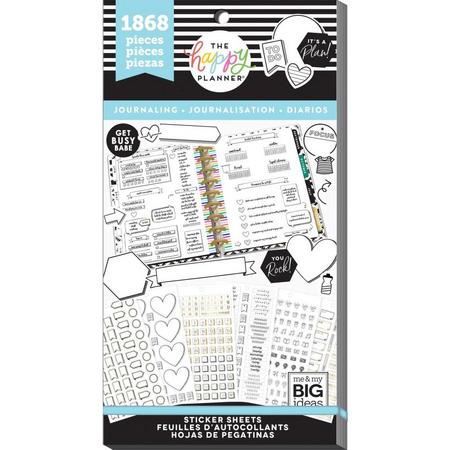 Me and My Big Ideas - Happy Planner Sticker Value Pack - Journaling - 1868 Pieces