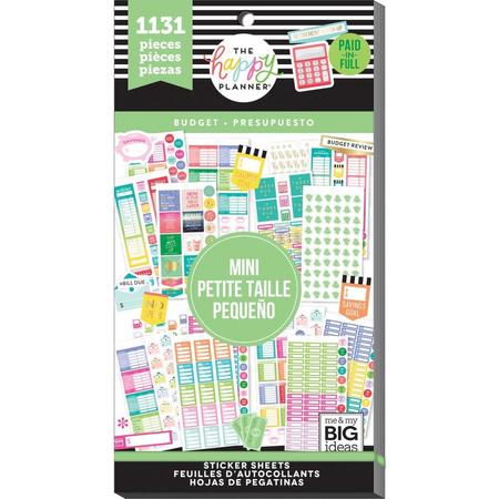 Me and My Big Ideas - Happy Planner Sticker Value Pack - Mini Budget - 1131 Stuks