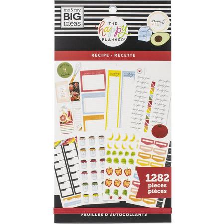 Me and My Big Ideas - Happy Planner Sticker Value Pack - Recipe - 1282 stuks