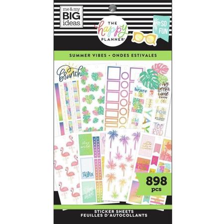 Me and My Big Ideas - Happy Planner Sticker Value Pack Classic - Summer Vibes - 898stuks