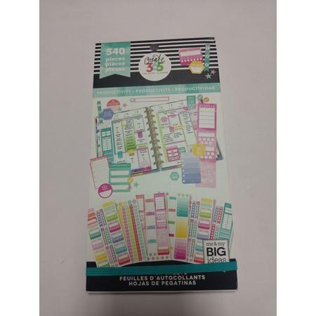 Me and My Big Ideas - Happy Planner Value Pack - Productivity -  540 Pieces
