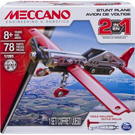 Meccano Stuntvliegtuig - 2 Modellen