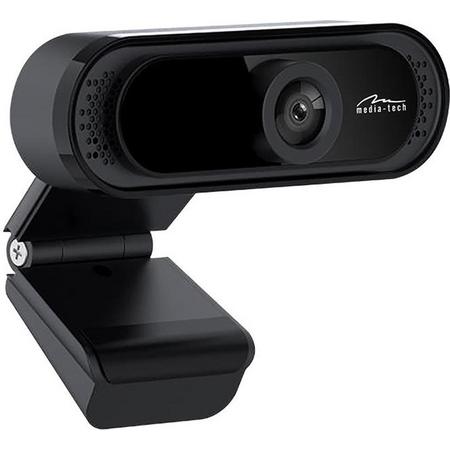 USB-webcam met microfoon 1280x720 HD 30 fps streamingcamera voor thuiskantoor Media-Tech MT4106
