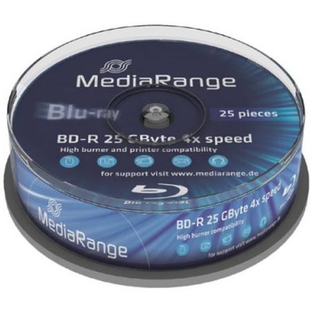 MediaRange MR503 25GB BD-R 25stuk(s) Lees/schrijf blu-ray disc