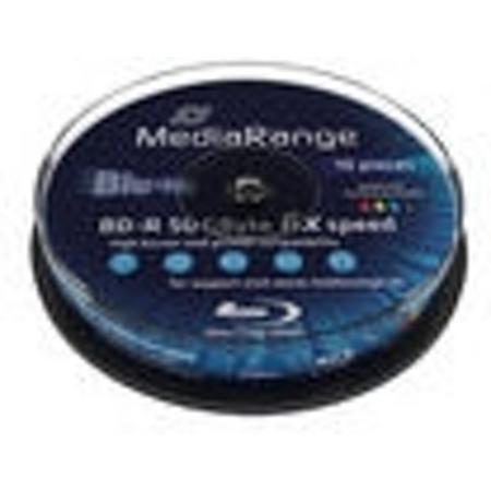 MediaRange MR509 50 GB BD-R 10stuks Lees/schrijf blu-ray disc (inkjet bedrukbaar)