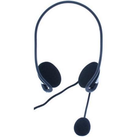 MediaRange MROS302 Stereofonisch Neckband Zwart, Zilver hoofdtelefoon