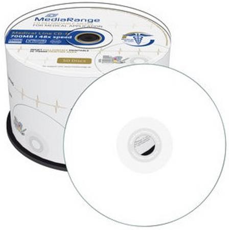 MediaRange Medical Line CD-R 700 MB Inkjet Printable 50 stuks