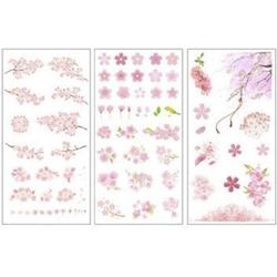 Stickerset Bloesem - 6 vellen - Sakura stickers