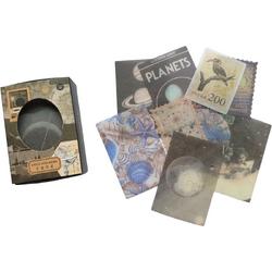 Vintage  s - 100 stuks - World - Planeten - Natuur   - Leuk voor o.a Bulletjournal, Scrapbooking en Kaarten Maken.