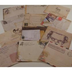 Vintage mini envelopjes - 12 stuks - Kleine envelopjes