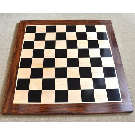 Absoluut subliem prachtig Houten Schaakbord, 58x58cm, 5500 gram zwaar, voor uw luxe schaakspel