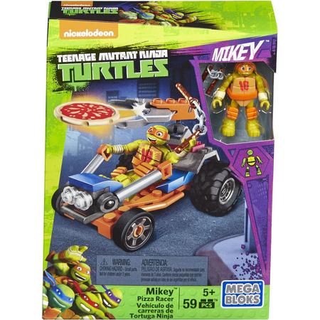 Mega Bloks - Teenage Mutant Ninja Turtle - JR. Mikey Pizza Racer - Constructiespeelgoed