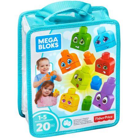 Mega Bloks Bouw & Leer Emoties Bouwblokken - Contructiespeelgoed